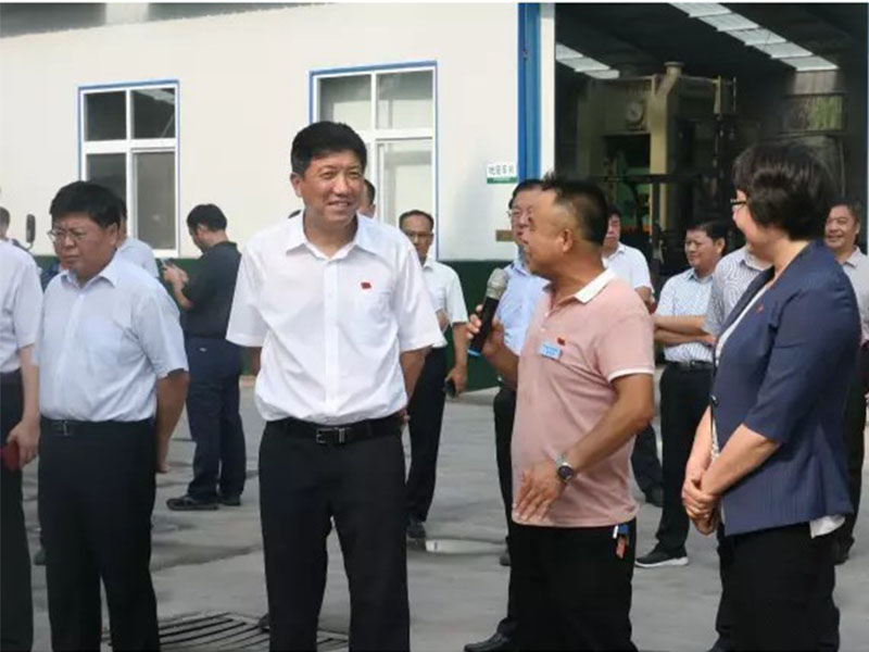 糧食倉儲設(shè)備企業(yè)落戶大衛(wèi)輝，領(lǐng)導(dǎo)參觀篇